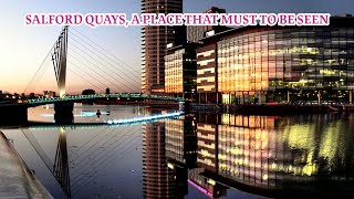 SALFORD QUAYS A PLACE THAT MUST TO BE SEEN [upl. by Annawad467]