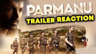 PARMANU The Story Of Pokhran TRAILER REACTION  John Abraham Diana Penty Boman Irani [upl. by Atnauqal]