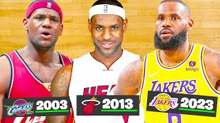 I Played The ENTIRE Career Of LeBron James [upl. by Gilli]