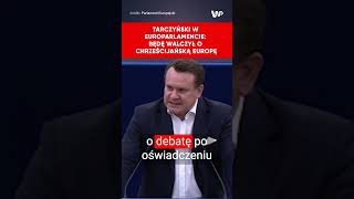 Tarczyński wygarnął im hipokryzję quotBędę walczył za chrześcijańską Europęquot [upl. by Boffa]