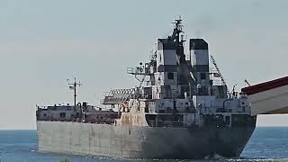 MV Calumet Freighter in Manistee MI 782024 [upl. by Lutim]