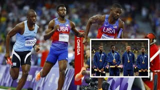 Team USA Mens wins Olympic Gold Medal  4x400m Relay  Paris Olympics 2024 [upl. by Anoif47]