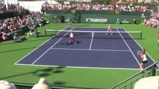 PetrovaKirilenko vs BenesovaZahlavovaStrycova  2012 BNP Paribas Open [upl. by Bryan112]