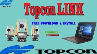 Total station Topcon Software Topcon link free download and installwith out registration [upl. by Shoshanna]