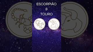 Escorpião e touro  Combinação shorts astrologia horoscopo signodepeixes [upl. by Helbonia641]