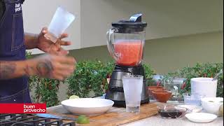 Margarita de sandía granizada 🍉  Recetas de bebidas  Fácil y rápida de hacer [upl. by Aplihs]