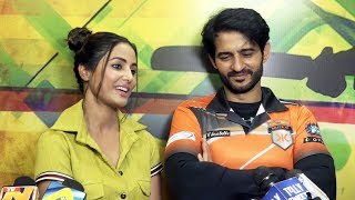 Hina Khan And Hiten Tejwani At MTV BCL SEASON 4 Photoshoot [upl. by Aiahc]