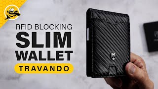 TRAVANDO Mens Slim Wallet with RFID on Amazon  Is It Worth It [upl. by Lorita143]