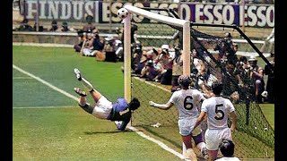 Gordon Banks Greatest Save of All Time from Pelé 1970 World Cup [upl. by Eniamrahc]