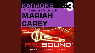 Fantasy Karaoke With Background Vocals In the style of Mariah Carey [upl. by Alvar]