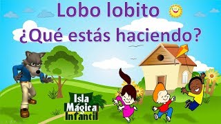 LOBO LOBITO🐺JUGAREMOS en el BOSQUE🌳Canción infantil👦🏻👧🏻 [upl. by Annod790]