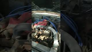 New carburetor for the 69 firebird 1969 musclecar firebird musclecars mechanic youtubeshorts [upl. by Elin328]