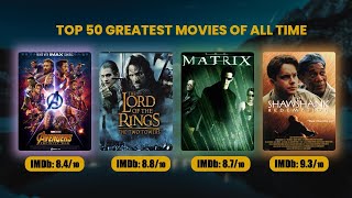 Top 50 Greatest Movies of All Time [upl. by Akyeluz]