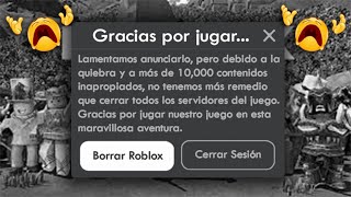 quotAdiósquot Roblox😔 [upl. by Corri]