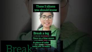 5 easy idioms to use in our daily life idioms easyenglish learnenglish english dailyenglish [upl. by Oreste]