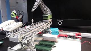 TRIX 66105 DCC crane vid1 quick look [upl. by Thormora69]