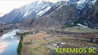 Keremeos BC Canada Similkameen River Drone Footage [upl. by Namaan634]