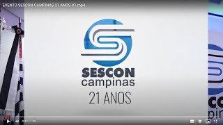 Evento Sescon Campinas 21 Anos [upl. by Ecirp]