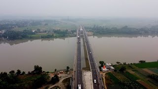 Berhampore Bypass Bridge NH12 Kolkata Siliguri Route Drone Views [upl. by Maidel]