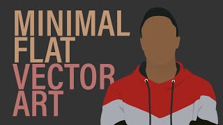 Minimal Flat Vector Art  A Photoshop Tutorial By Nadz [upl. by Sinegold]