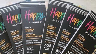 Happy Planner Sticker Haul [upl. by Lizette]