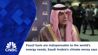 Fossil fuels are indispensable to the worlds energy needs Saudi Arabia’s climate envoy says [upl. by Mechling643]