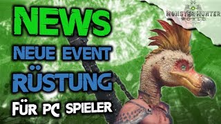 Monster Hunter World Deutsch  PC News Neue Event Rüstung Kuluhelm  MHW [upl. by Nehtanoj553]