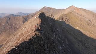 Grib Goch and Snowdon 17042021 [upl. by Ellehcear]