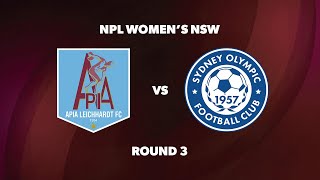 NPL Women’s NSW Round 3 APIA Leichhardt FC v Sydney Olympic FC [upl. by Heyra589]