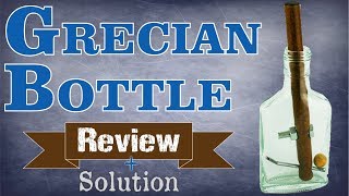 The INFURIATING Grecian Bottle GLASS PUZZLE from Puzzle Master [upl. by Pasol]