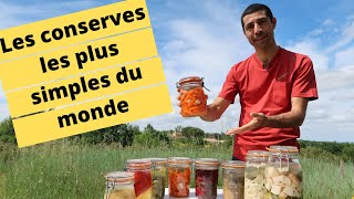 😎 🥕LES CONSERVES LES PLUS SIMPLES DU MONDE 🥦🥕🍆 [upl. by Pisano]