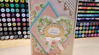 Heartfelt Creations friendship rose collection lets make a card [upl. by Marucci]