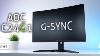 Der BESTE 200€ Monitor  AOC C24G1 G Sync Compatible 144Hz im Test  Bildeinstellungen [upl. by Eleaffar]