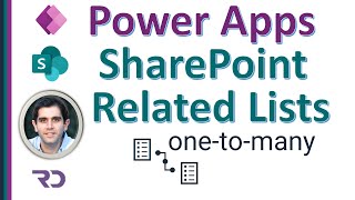 Power Apps working with SharePoint List Relationships [upl. by Aalst]