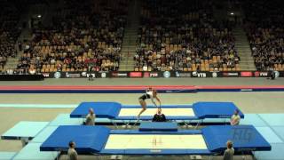 BET Bo NED  2015 Trampoline Worlds  Qualification TR Routine 1 [upl. by Reviere]