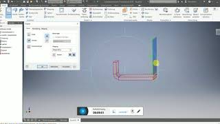 ANDREEs Inventor 2018  Tutorial 11  Blechteil Biegung Faltung Lasche Rohteilemaße [upl. by Soirtimid398]