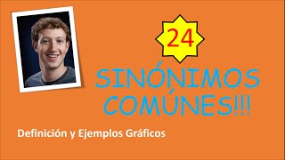 24 Sinonimos Comúnes [upl. by Caspar]