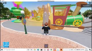 Playing Bloxneyland Resort Theme Park PART 1 [upl. by Eillehs]