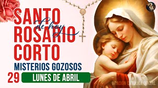 Santo Rosario corto de hoy Lunes 29 de Abril de 2024🌼 Misterios Gozosos 🌼Oración Católica Oficial [upl. by Bekelja571]