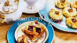 Armenian Peach Marmalade Cake  Galore of Flavors [upl. by Takashi]