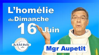 Évangile et homélie du Dimanche 16 Juin  Avec Mgr Aupetit [upl. by Einner]