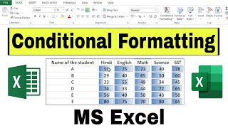 MS Excel Conditional Formatting in Hindi  Anjali Bhardwaj [upl. by Guzel]