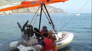 deltaplano gommone volante con raf a palinuro [upl. by Jory]