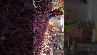 Mumbai Cha Raja Visarjan 2024  Electrifying Crowd Craziness on Aika Mandali Katha Sangto Song [upl. by Ellekcir]