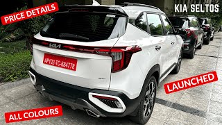 2023 Kia Seltos All Variants Price Details and Colours  Kia Seltos Facelift 2023 Price  Kia Seltos [upl. by Maury95]