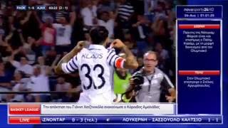 482016 Highlights Paok vs Ajax 12 third qualifying round champion league [upl. by Murdock937]