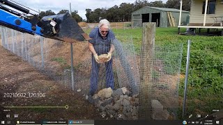 Gabion style wall without boxes  alternative engineering idea [upl. by Tuhn]