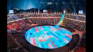 CLAUSURA Juegos Olímpicos de Invierno Corea del Sur 2018 ESPECTACULAR Clausura PyeongChang 2018 [upl. by Roumell670]