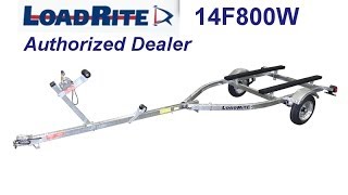 Load Rite 14F800W Trailer Sunfish Setup [upl. by Handel632]