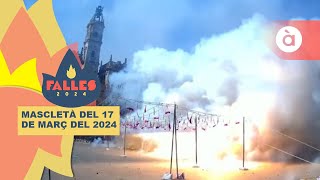 💥 Mascletà del 17 de març del 2024 Pirotecnia Caballer FX – Falles de València [upl. by Anirahc]